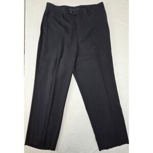 Well Hung Mens Dress Pants 36W Black Tailored Goods Textured Trousers RN147288